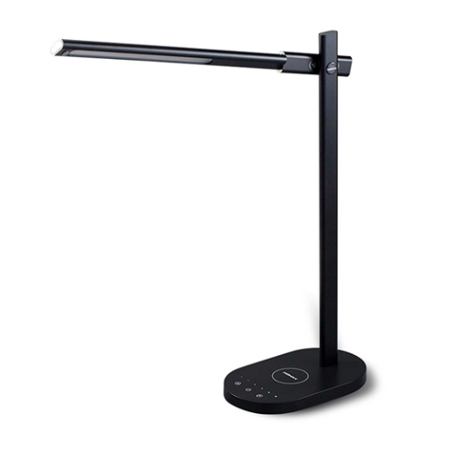 چراغ مطالعه دارای شارژر وایرلس مومکس مدل Momax Q Led Desk lamp with wireless charging base 10W