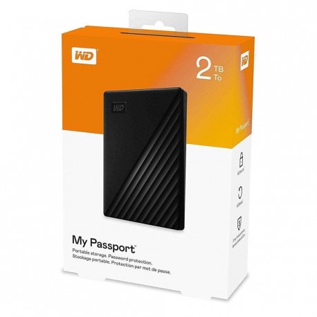 هارد اکسترنال وسترن دیجیتال مای پاسپورت 2 ترابایت مدل Western Digital My Passport