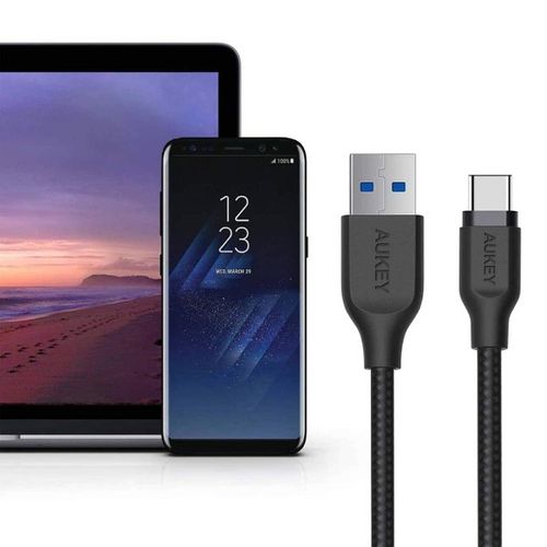 کابل ۱.۲ متری USB به Type C آکی مدل CB-AC1