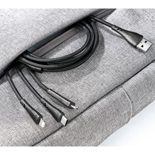 کابل تبدیل USB به Micro USB/ USB-C / لایتنینگ مک دودو مدل ca-6960 طول 1.2 متر