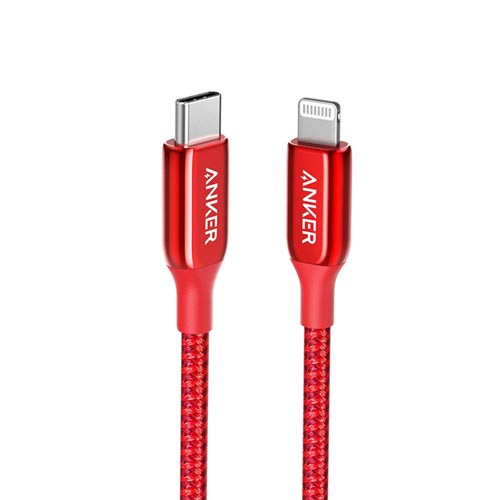 کابل انکر USB-C به Powerline plus III- Lightning طول ۹۰ سانتی متر – مدل A8842