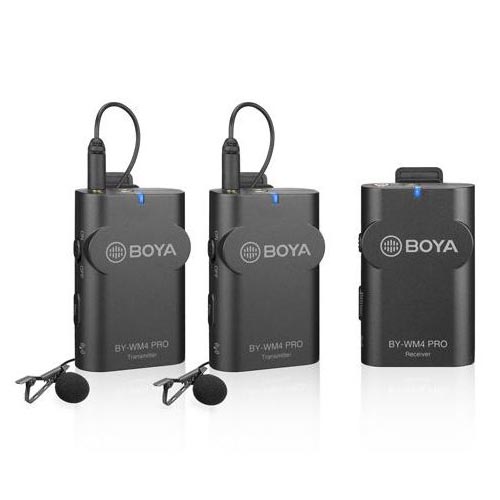 میکروفن بی سیم بویا BOYA BY-WM4 Pro K2 Wireless Microphone ا Boya BY-WM4 Pro K2 Wireless Microphone