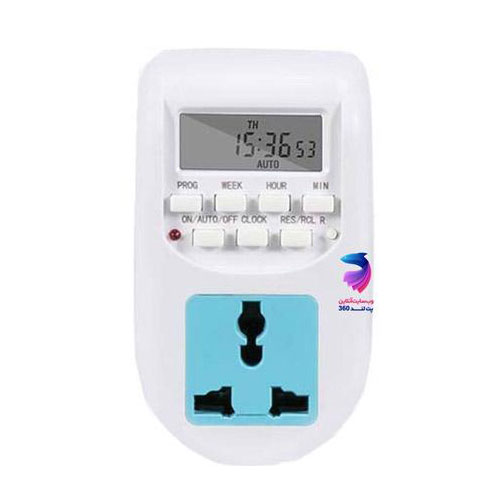 دو شاخه محافظه تایمر دار مدل Digital Timer Al-06