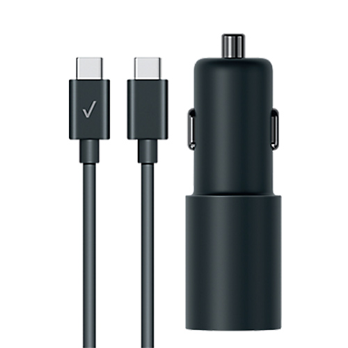 شارژر فندکی 30 واتی با کابل دوسر تایپ سی تیک مدل Tick VPC30WPDCTOC-A