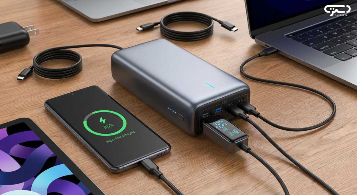 توان خروجی واقعی و فناوری بهترین پاوربانک فست شارژ