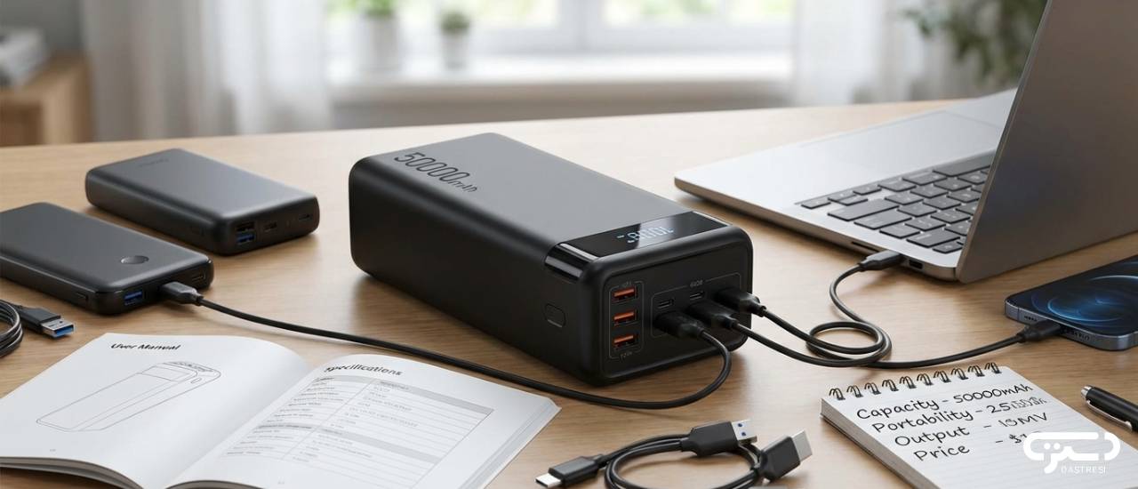 معیارهای انتخاب بهترین پاوربانک 50000