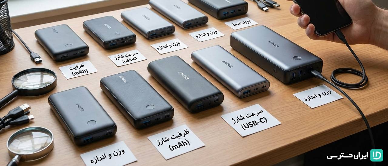 معیارهای مهم در خرید پاور بانک انکر