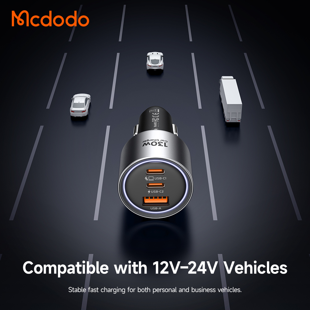 شارژر فندکی مک دودو Mcdodo CC-3190 توان 130 وات