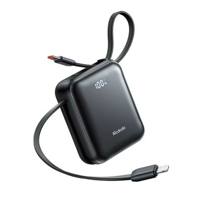 پاوربانک 22.5 وات 10000 با کابل متصل مک دودو Mcdodo MiniKit Power Bank MC-862