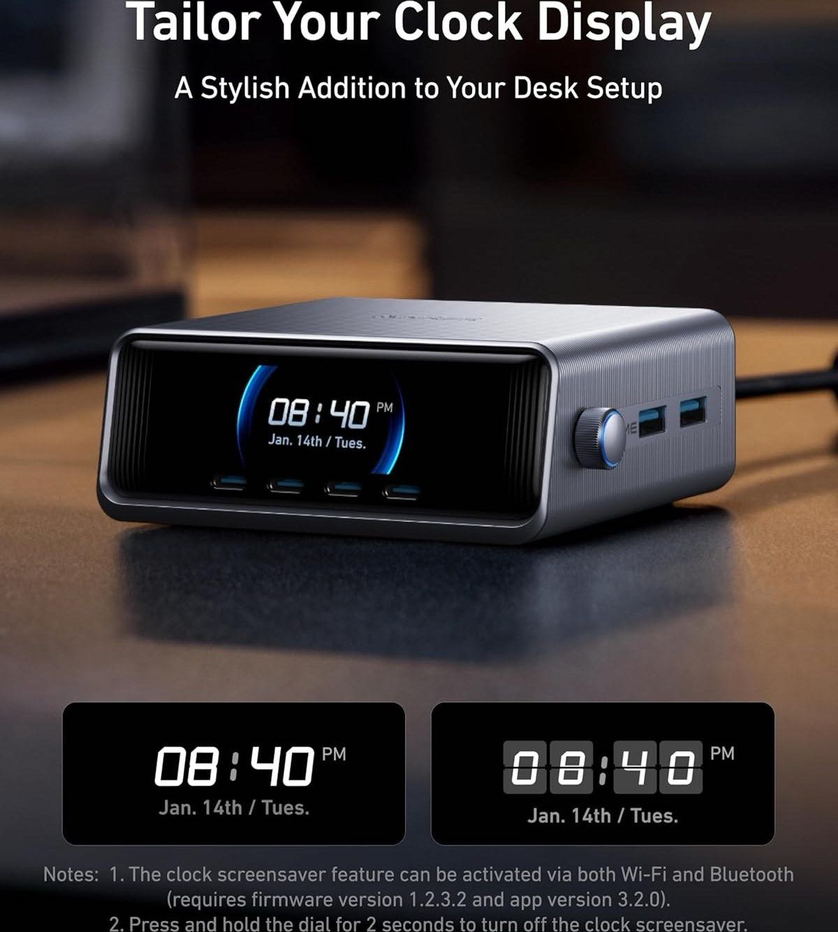 شارژر رومیزی انکر 6 پورت 250 وات گان پرایم مدل Anker A2345