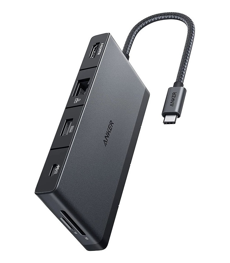 هاب USB-C انکر مدل A8373 ظرفیت ۹ پورت