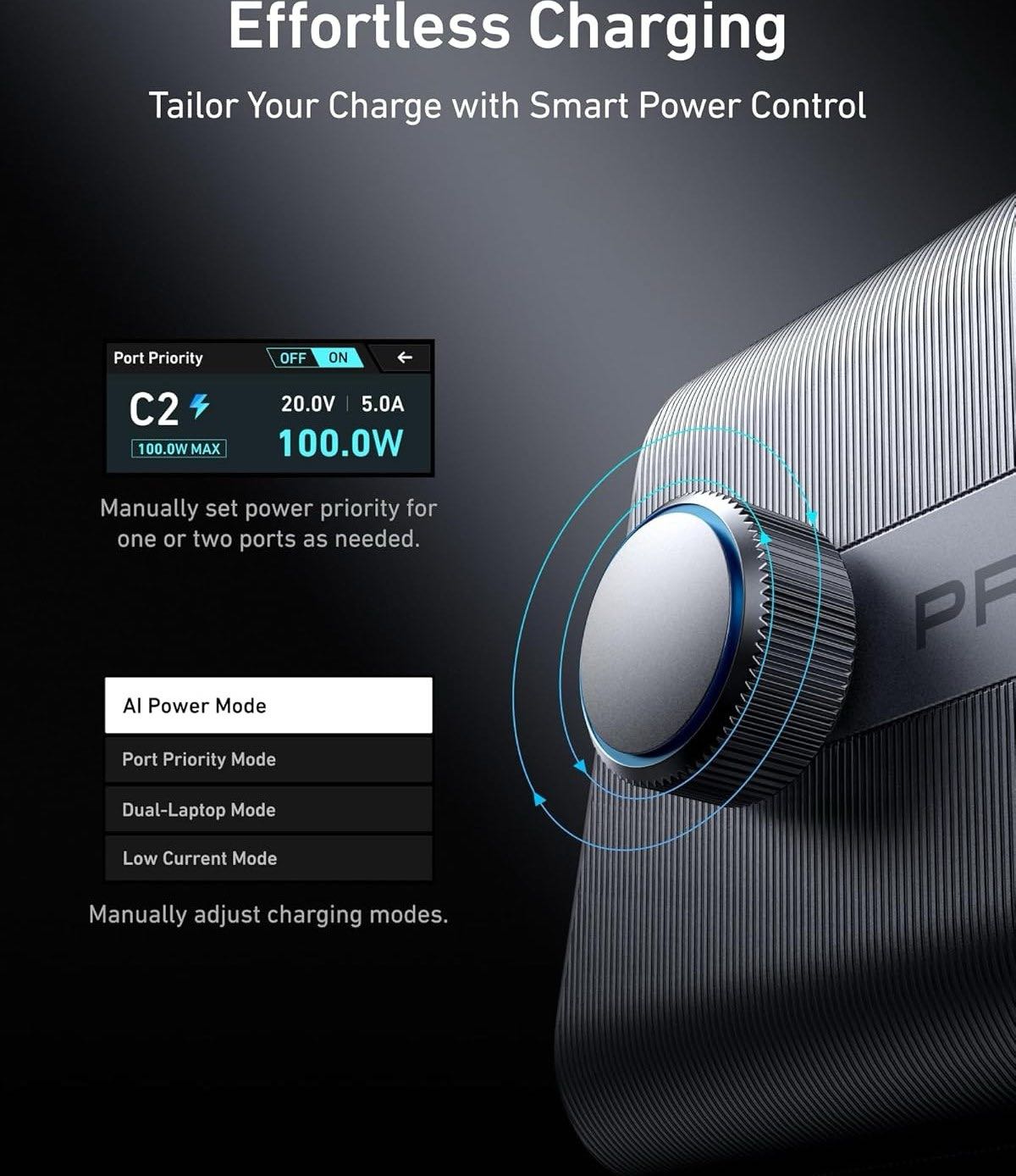 شارژر رومیزی انکر 6 پورت 250 وات گان پرایم مدل Anker A2345