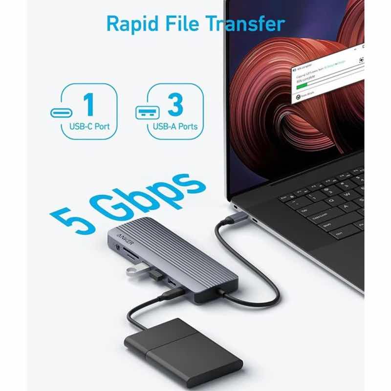 هاب 14 پورت USB-C انکر مدل A8389