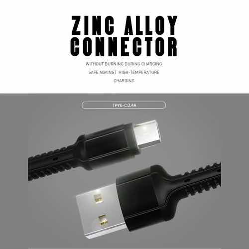 کابل تبدیل USB به USB-C الدینیو مدل LS64 طول 2 متر