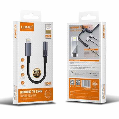 کابل تبدیل لایتنینگ به پورت AUX الدینیو LDNIO LSY80i