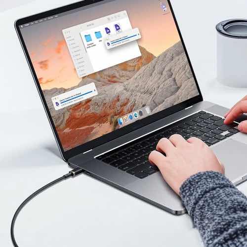 کابل شارژ تایپ سی بیسوس مدل Dura Series 240W طول 1 متر