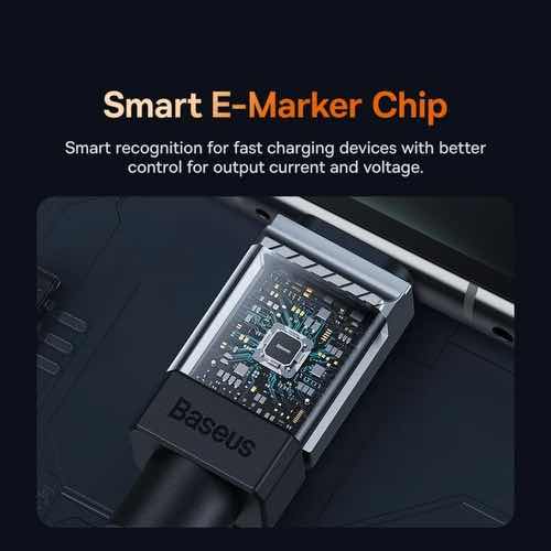 کابل تبدیل USB به USB-C بیسوس مدل CoolPlay Series 100w طول 1 متر