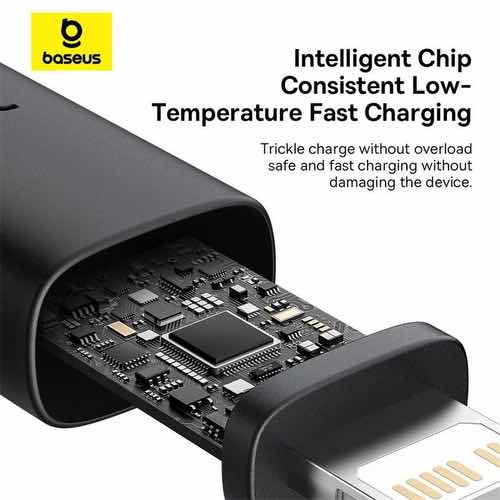 کابل شارژ تایپ سی به لایتنینگ بیسوس مدل Dura Series 20W طول 2 متر