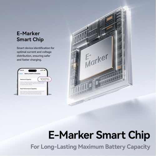 کابل شارژ تایپ سی بیسوس مدل Dynamic 4 Series 100W طول ۱ متر